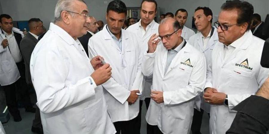 وزراء الصحة والصناعة والاستثمار ومحافظ الإسماعيلية يشهدون افتتاح أول مصنع لإنتاج اختبارات التشخيص السريع