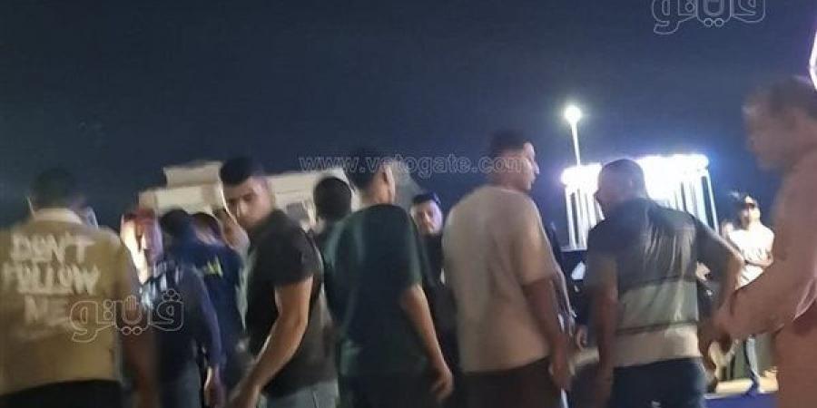 إصابة مأمور قسم جمصة و3 ضباط صدمتهم سيارة أثناء تأمين ختام مهرجان جمصة السياحي (صور)