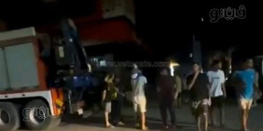 إخلاء احترازي لبرج سكني بالغشام بعد هزة الفجر ولجان هندسية لفحص عقار مجاور بالزقازيق (صور)