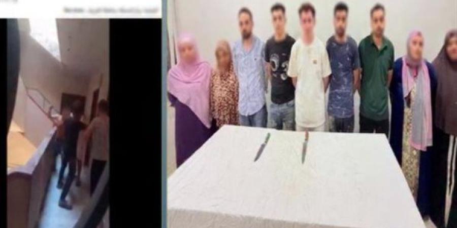 خلاف الميراث أشعلها، 9 أشخاص في مشاجرة بالأسلحة البيضاء داخل عقار بالغربية