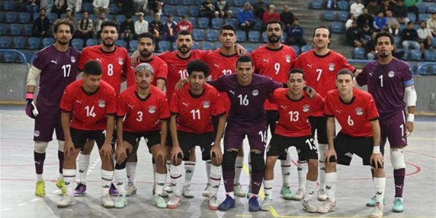 منتخب مصر في المجموعة الثانية بأمم أفريقيا لكرة الصالات بالمغرب