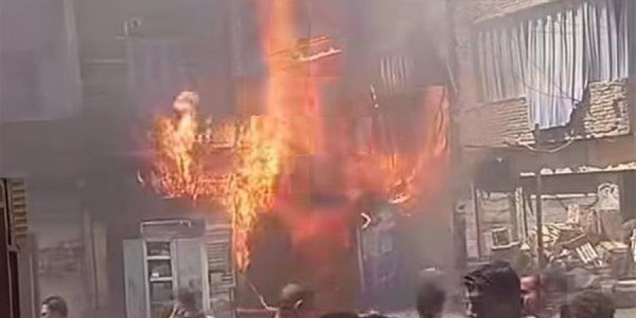 إخماد حريق بمنزل في حي السلخانة بالفيوم
