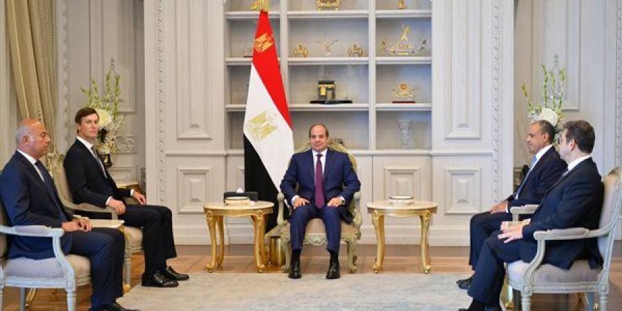 الرئيس السيسي يستقبل جاريد كوشنر صهر ترامب (فيديو)