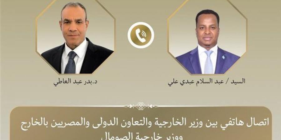 وزير الخارجية ونظيره الصومالي يبحثان تعزيز الشراكة الاستراتيجية وتطورات الأوضاع بالصومال
