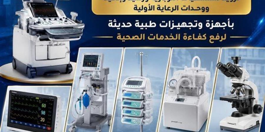 تزويد 3 مستشفيات بالبحيرة بأجهزة طبية حديثة لرفع كفاءة الخدمات الصحية