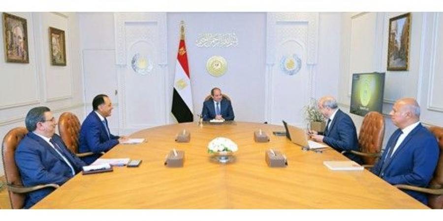 السيسي: ضرورة العمل المستمر على تطوير منظومة الطيران المدني